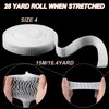 Tubular Bandage Elastic Net Wound Dressing Elastic Dressing Retainer Tubular Stretch Elastic Gauze Bandage Without The Use of Adhesive Tape, 33 Yard Roll Stretched (Size 4 for Arm, Leg or Foot)