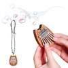 MIFOGE Mini Kalimba Thumb Piano 8Keys Wooden,Exquisite Finger Piano with Lanyard Waterproof Protective Box,Musical Instrument,Gift for Toddler Kid Child Valentines Adult Beginners