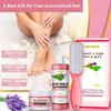 Foot Soak Set Pedicure Kit Foot Spa Callus Remover for Feet Cuticle Remover Foot File for Dead Skin Pink Salt Urea Cream for Feet Aloe Lavender Pedicure Supplies Dry Cracked Feet for Women Men
