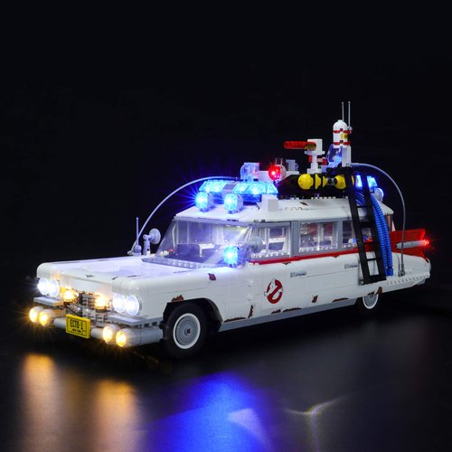 YEABRICKS LED Light for Lego-10274 Creator Expert Ghostbusters ECTO-1 Building Blocks Model (Lego Set NOT Included)