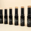 Glo Skin Beauty HD Mineral Foundation Stick - Concealer Makeup Infused with Hyaluronic Acid - Buildable Coverage, Contour & Highlighter (Bisque 2W)