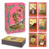 Tarot Cards，Red Tarot Cards With Guide Book Waterproof Tarot Cards Tarot Gold Foil Tarot Cards for Beginners Tarot Deck Tarot Cards with Meanings on Them Rider Waite Tarot Deck Tarrot Tarot Decks