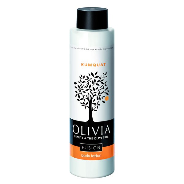 Olivia Olive Beauty :Emollient Body Lotion with Organic Olive Fruit & Kumquat extracts, from Greece, 10.1 oz.