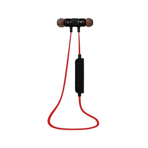 Wireless Headsets in-Ear Neckband Headphones Sweat-Proof Sport Earbuds w/Call Alert Number Broadcast for Gym Running Hiking