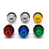 Arcity 6 Pcs/Lot 28mm Arcade LED Push Buttons Illuminated Player 1P 2P Coin Start Select Lit Mixed Color with Microswitch for Arcade Machine Games Console Parts 5V