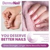 DermaNail Nail Strengthener & Cuticle Cream Set - Fingernail Care Kit with Liquid Nail Strengthener & Cutemol Cream (11.5g Sample) Healthy Growth - Repair for Brittle, Damaged, Thin, & Peeling Nails