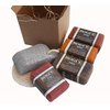 Goat Milk Soap Giftset- Bearded Greasemonkey Kit- Goatmilk & Activated Charcoal Soaps N°13 Removes Grease & Odors, N°14 Beard Wash, N°28Trailblazer- Vetiver, Tea tree & Citronell N°32 WELLNESS Detox