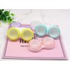 KISEER 15 Pack Colorful Clear Travel Contact Lens Case Box Holder Soak Storage Container Bulk