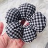 Checkered Scrunchies Hair Ties Hair Accessories for Women,Hair Ties Hair Bun Maker Scrunchies for Thick Thin Hair,Hair Clips for Women,Women's Hair Band High Ponytail Headband