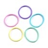 Youxuan Small Hair Elastics for Girls, Soft and Comfy Rubber Bands, 100 PCS Hair Ties, Multi Color