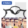 Omnful Eyeglass Nose Pads, 3.5mm Thickness Adhesive Anti Slip Glasses Nose Grips with Air Bag for Sunglasses Eyeglasses Reading Glasses (5 Pairs, Clear)