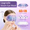 Scienbeauty Steam Eye Mask 20 Packs Lavender Heated Eye Mask Disposable Warm Eye Compress for Dry Eyes,Self Heating Moist Heated Eye Masks SPA Warm Eye Mask for Dark Circles,Puffy Eyes,Eye Fatigue