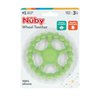 Nuby Silicone Wheel Teether - 3+ Months - Soft, Multi-Textured Baby Teething Toy - Natural Teething Relief for Babies