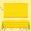 Dydamud Rubber Ducky Birthday Tablecloths, Duck Baby Shower Decorations 40pcs Cute Yellow Duckie Table Cover for Waddle It Be Gender Reveal Party,Rubber Ducky Birthday Party Supplies