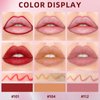 HOSAILY Lip Stain Marker, Matte Natural Red Liquid Lip Liner Lip Tint Pen, Silky Smooth Hydrating Lipstick Lip Marker, Long Lasting Quick Drying Smudge Proof Water Based Lip Color Makeup101#