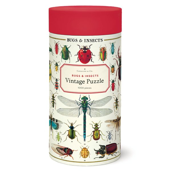 Cavallini 1000 Piece Puzzle, Bugs and Insects (PZL/Bug)
