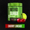 Jacked Factory NITROSURGE Pre Workout Supplement - Endless Energy, Instant Strength Gains, Clear Focus, Intense Pumps - NO Booster & Preworkout Powder with Beta Alanine - 30 Servings, Cherry Limeade