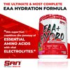 SAN EAA Hydration | EAAs + BCAA| Muscle Recovery & Intra | 9G Essential Amino Acids + Electrolytes | Maui Punch 30 Serving