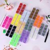 10400PCS Light Purple Rhinestones, Jelly Resin Rhinestones for Nails, Flatback Non Hotfix Crystals DIY Rhinestones for Crafts with 15 cm Pencil Sharpener and Tweezer & Picker Pen (Light Purple AB)