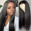 MARYLING Lace Front Straight Wigs Pre-Plucked Hair 13X4 Glueless 28 Inch HD Lace Wigs with Baby Hair for Black Women Long Straight Synthetic Lace Front Wig (28inch)