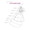 Bmirth 1 Tier Bride Wedding Veil Cathedral Length Ivory Bridal Veils Tulle Hair Accessories 118" Long Veils for Women