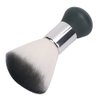 Neck Duster Neck Duster Brush, Broken Hair Sweep Brush with Abs Handle, Barber Shop And Salon Nylon Shaving Brush for Face And Neck (Grey)
