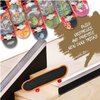 Magicat Finger Skateboards Space Edition for Kids, Teens - 6 Cool Finger Boards - Fingerboard Pack for Party - Toy, Games for Boys and Girls - Skateboard Party Favors Fingerboards Give Away