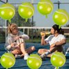 10Pcs Tennis Party Balloons Decorations, Tennis Ball Foil Mylar Balloons for Men Women Kids Sports Tennis Themed Party Decorations Supplies
