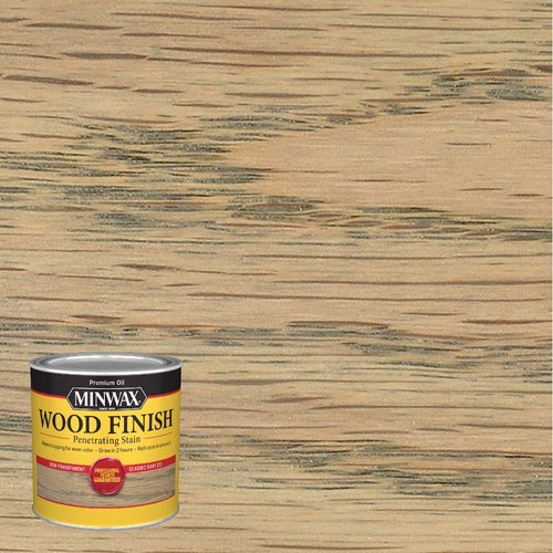 1/2 pt Minwax 22761 Classic Gray Wood Finish Penetrating Oil-Based Wood Stain