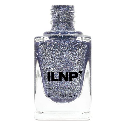 ILNP Bulletproof Symphony - Medium Periwinkle Metallic Holographic Nail Polish