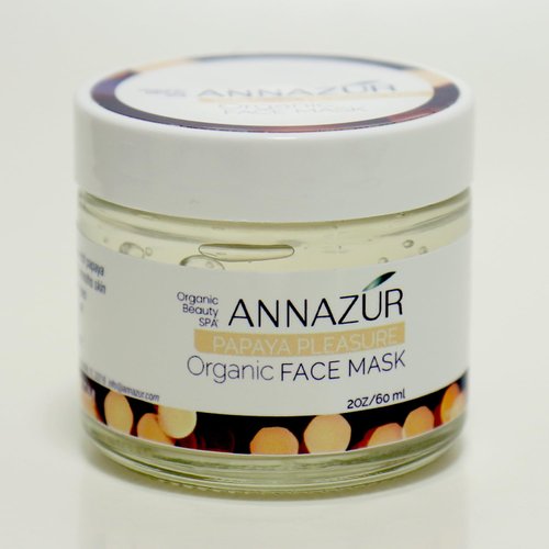 Face Mask ANNAZUR, 2 oz, Papaya Pleasure