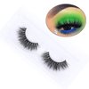 Miss Kiss 1 Pair Lashes 3D Mink Lash Natural Look Eye Lashes Soft Fluffy False Lash Cat Eye Fake Eyelashes Wispy Handmade Eyelash Strips Pack Can be Reusable 12MM