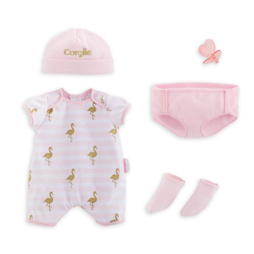 Corolle - Layette Set - 6 Piece Clothing and Accessory Set for Mon Grand Poupon 14" Baby Dolls