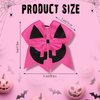 Hotop 10 Pcs Halloween Jumbo Cheerleading Bow 8 Inch Cheer Hair Bows Cheerleader Hair Bows with Ponytail Holder Halloween Hair Tie Elastic Band Hair Accessories for Teens Kids Girls (Pink)