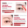 Espoir The Brow Balance Pencil #4 Ash Brown | Eye Brow Pencil that's Natural and Easy to Draw without Clumping | A Detailed and Rich Eyebrow Texture | Korean Makeup
