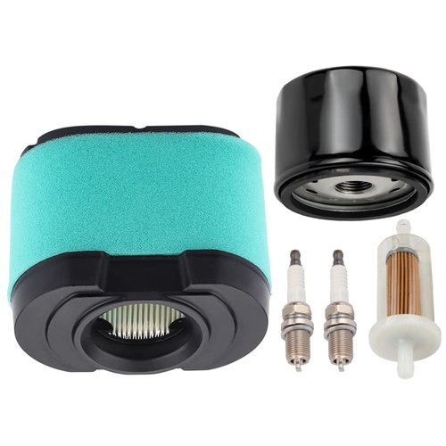792105 Air Filter 696854 492932S Oil Filter for Briggs 593435 593240 Exntended Life Series 407777 40G777 44H777 445667 4163205 LA165 D160 D170 Z245 MIU11515 GY21057 Lawn Mower 20 24 26HP