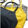 Cotton Single Strap Full Coverage Sports Bra, VibrantYellow-32