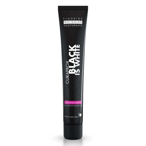 Curaprox Black is White Activated Charcoal Toothpaste, 90ml