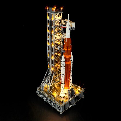 YEABRICKS LED Light for 10341 Icons NASA Artemis Space Launch System Building Blocks Model (Building Set NOT Included)