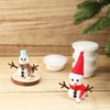 XIHIRCD 10pcs Build a Snowman Kit, Christmas Crafts for Kids Snowman Making Decorating Modeling Clay Snowman DIY Kit Christmas Stocking Stuffers for Winter Holiday Party Activities