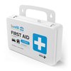 Aero Healthcare Surefill 10 Series First Aid Kit, 72 Pieces, White, Model AK10W