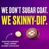 SkinnyDipped Super Dark Chocolate + Sea Salt Almonds, Vegan, Healthy Snack, Plant Protein, Gluten Free, 3.5 oz Resealable Bags, Pack of 1