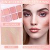 12Colors Nude Pink Eye Shadow Palette Makeup,Highly Pigmented Matte Shimmer Eyeshadow Palette Nude Pink Eye Shadows Long Lasting Waterproof Blendable Naturing-Looking,Great for Travel Gift Kit