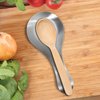 OGGI Stainless Steel Spoon Rest- Long Handle Holds Kitchen Utensils in Place, Great Spoon Rest for Kitchen Counter, Stove Top, or Coffee Station; Kitchen Accessories, Utensil Rest, Stainless