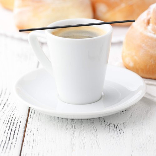 Coffee Stirrers Sticks, Disposable Plastic Drink Stirrer Sticks, 1000 Stirrers, Use It As A Coffee Straws Or A Cocktail Mixers (Black, 5-Inch (Pack of 1)