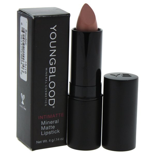 Youngblood Intimatte Mineral Matte Lipstick, Boudoir, 0.14 Ounce