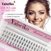 Bottom Lash Clusters DIY Eyelash Extensions 134pcs Wispy Natural Look Lower Lash Extensions for Bottom Eyelashes 6mm