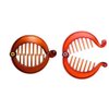 16pcs 2.5" Hair Clips Hair Combs Round Pins Banana Clip Ponytail Holder Hair Accessories for Women Girls, Coffee