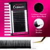 Cashmere Eyelash Extensions 0.03 CC Curl 8-16mm Mixed Tray Premium Individual Lash Extensions, Silk Volume & Classic Lashes Soft Matte Dark Professional Eyelashes Extension Salon Use(0.03-CC-8-16 mm)