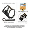 Kurgo Tru-Fit Enhanced Strength Dog Harness - Crash Tested Car Safety Harness for Dogs, No Pull Dog Harness, includes Pet Safety Seat Belt (Black, Medium)